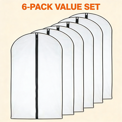 Hanging Garment Bags with Zipper, Multi-Size Clothes Protectors for Closet