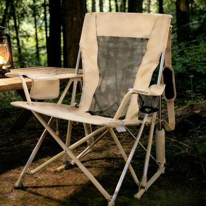 EternaHomeService Extra Wide Spring-Action Camping Chair, Grab & Go Outdoor Seat